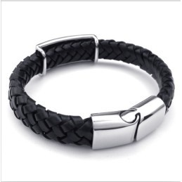 Bracelet En Cuir Titane De Qualité Fiable Et Aux Couleurs Délicates Au Design Astucieux