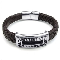 Bracelet En Cuir Titane De Qualité Fiable Et Aux Couleurs Délicates Au Design Astucieux