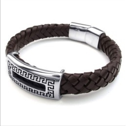 Bracelet En Cuir Titane De Qualité Fiable Et Aux Couleurs Délicates Au Design Astucieux