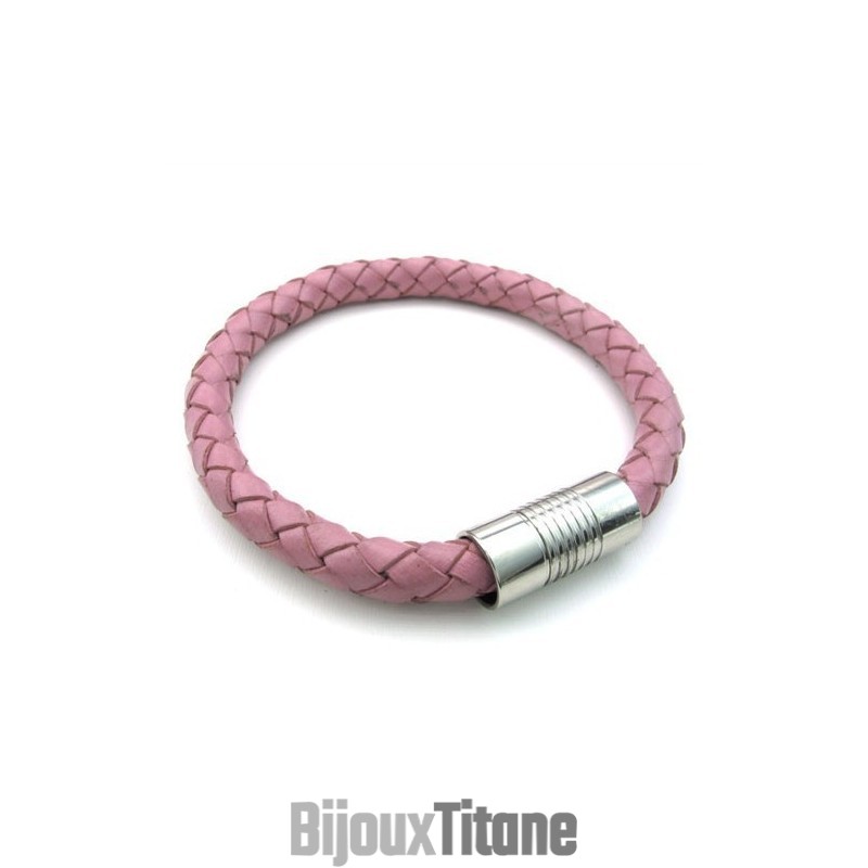 Bracelet En Cuir Titane D'Excellente Qualité, Aux Couleurs Délicates Et Au Design Astucieux Bracelet En Cuir Titane D'Excellente Qualité, Aux Couleurs Délicates Et Au Design Astucieux