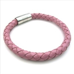Bracelet En Cuir Titane D'Excellente Qualité, Aux Couleurs Délicates Et Au Design Astucieux