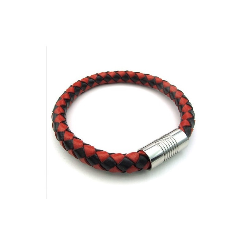 Bracelet En Cuir Titane D'Excellente Qualité, Aux Couleurs Délicates Et Au Design Astucieux Bracelet En Cuir Titane D'Excellente Qualité, Aux Couleurs Délicates Et Au Design Astucieux