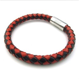 Bracelet En Cuir Titane D'Excellente Qualité, Aux Couleurs Délicates Et Au Design Astucieux