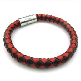 Bracelet En Cuir Titane D'Excellente Qualité, Aux Couleurs Délicates Et Au Design Astucieux