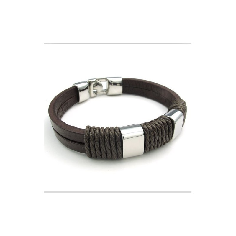 Bracelet En Cuir Titane De Qualité Fiable Et Aux Couleurs Délicates Au Design Astucieux Bracelet En Cuir Titane De Qualité Fiable Et Aux Couleurs Délicates Au Design Astucieux