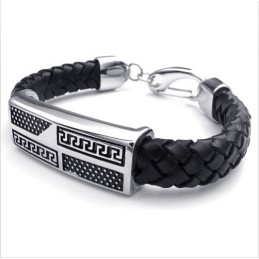 Bracelet En Cuir Titane De Qualité Supérieure Aux Couleurs Délicates Et Au Design Astucieux