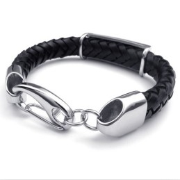 Bracelet En Cuir Titane D'Excellente Qualité, Design Attrayant, Couleurs Délicates