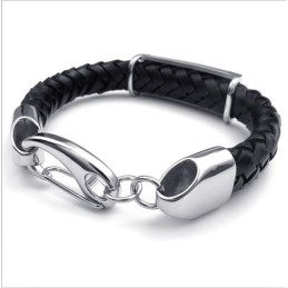Bracelet En Cuir Titane D'Excellente Qualité, Design Attrayant, Couleurs Délicates