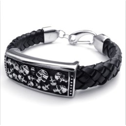 Bracelet En Cuir Titane De Qualité Fiable Et Aux Couleurs Délicates Au Design Astucieux