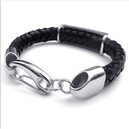 Bracelet En Cuir Titane De Qualité Fiable Et Aux Couleurs Délicates Au Design Astucieux