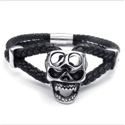 Bracelet En Cuir Titane D'Excellente Qualité, Design Attrayant, Couleurs Délicates