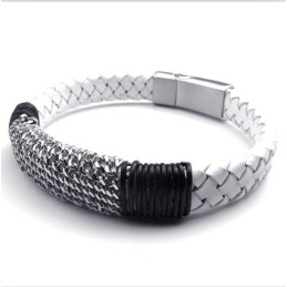 Bracelet En Cuir Titane De Qualité Fiable Et Aux Couleurs Délicates Au Design Moderne