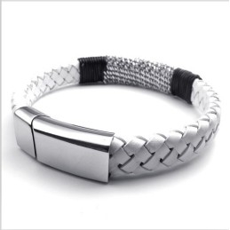 Bracelet En Cuir Titane De Qualité Fiable Et Aux Couleurs Délicates Au Design Moderne