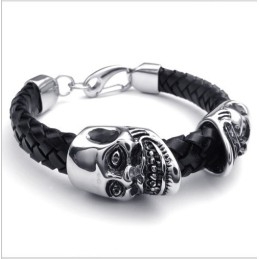 Bracelet En Cuir Titane De Qualité Fiable Et Aux Couleurs Délicates Au Design Moderne