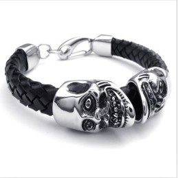 Bracelet En Cuir Titane De Qualité Fiable Et Aux Couleurs Délicates Au Design Moderne
