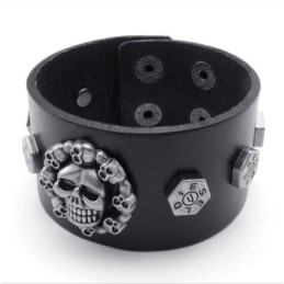 Bracelet En Cuir Titane Au Design Attrayant, Aux Couleurs Délicates Et De Qualité Fiable