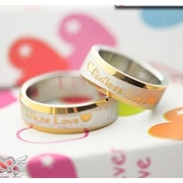 Bague En Titane Endless Love