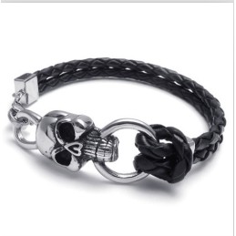 Bracelet En Cuir Titane De Qualité Stable Et Aux Couleurs Délicates Au Design Astucieux