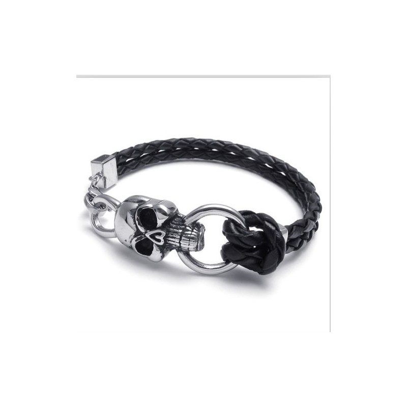 Bracelet En Cuir Titane De Qualité Stable Et Aux Couleurs Délicates Au Design Astucieux