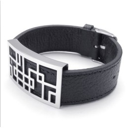 Bracelet En Cuir Titane Au Design Attrayant, Aux Couleurs Délicates Et De Qualité Fiable