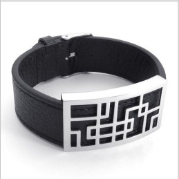 Bracelet En Cuir Titane Au Design Attrayant, Aux Couleurs Délicates Et De Qualité Fiable