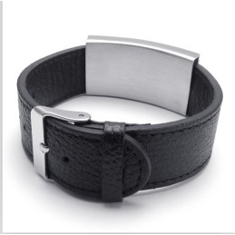 Bracelet En Cuir Titane Au Design Attrayant, Aux Couleurs Délicates Et De Qualité Fiable