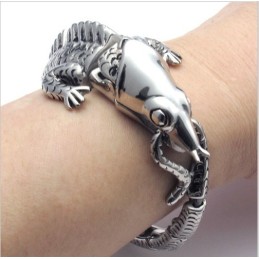 Bracelet En Titane De Qualité Supérieure, Design Moderne Et Brillant