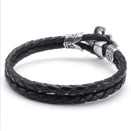 Bracelet En Cuir Titane D'Excellente Qualité Aux Couleurs Délicates Et Au Design Astucieux