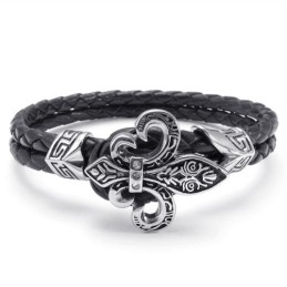 Bracelet En Cuir Titane D'Excellente Qualité Aux Couleurs Délicates Et Au Design Astucieux