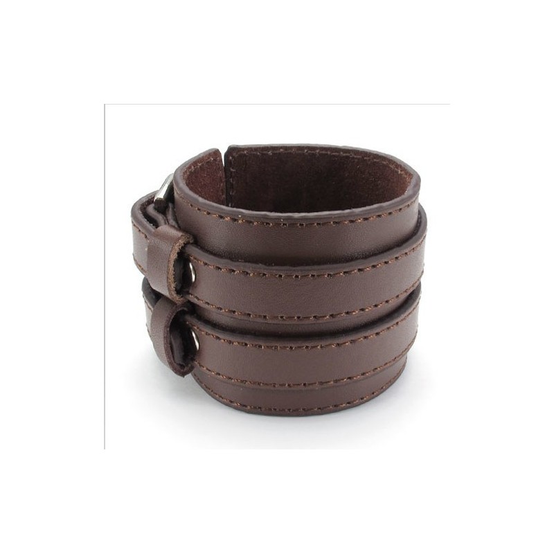 Bracelet En Cuir Titane D'Excellente Qualité, Aux Couleurs Délicates Et Au Design Astucieux Bracelet En Cuir Titane D'Excellente Qualité, Aux Couleurs Délicates Et Au Design Astucieux