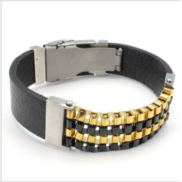 Bracelet En Cuir Titane D'Excellente Qualité, Design Attrayant Et Belles Couleurs