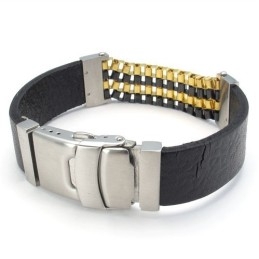 Bracelet En Cuir Titane D'Excellente Qualité, Design Attrayant Et Belles Couleurs