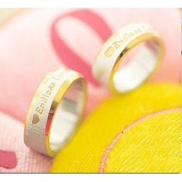 Bague En Titane Endless Love
