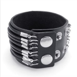 Bracelet En Cuir Titane De Qualité Fiable Et Aux Couleurs Délicates, Fabriqué Avec Soin