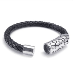 Bracelet En Cuir Titane De Qualité Fiable Et Aux Couleurs Délicates Au Design Moderne