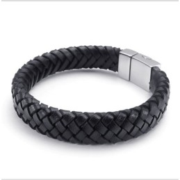 Bracelet En Cuir Titane De Qualité Stable Et Aux Couleurs Délicates Au Design Astucieux