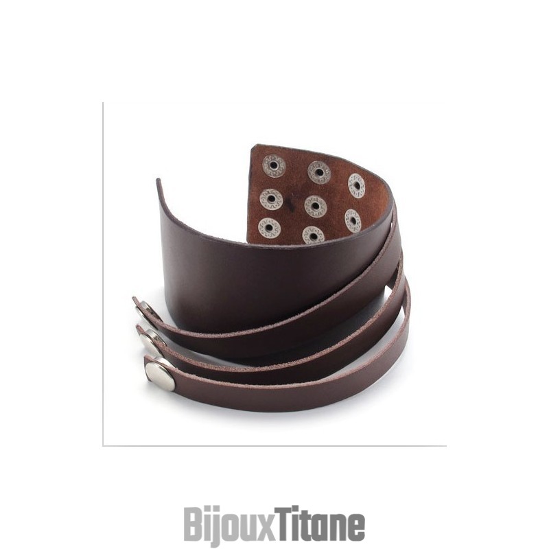 Bracelet En Cuir Titane De Qualité Fiable Et Aux Couleurs Délicates, Fabriqué Avec Soin Bracelet En Cuir Titane De Qualité Fiable Et Aux Couleurs Délicates, Fabriqué Avec Soin
