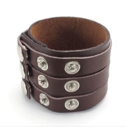 Bracelet En Cuir Titane De Qualité Fiable Et Aux Couleurs Délicates, Fabriqué Avec Soin