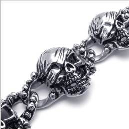 Bracelet En Cuir Titane D'Excellente Qualité, Design Moderne, Couleurs Délicates