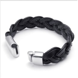 Bracelet En Cuir Titane De Qualité Stable Et Aux Couleurs Délicates Au Design Astucieux