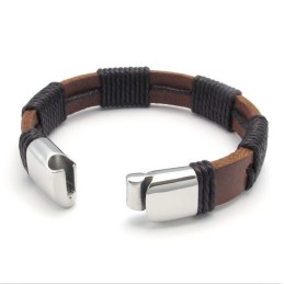 Bracelet En Cuir Titane De Qualité Fiable Et Au Design Astucieux Et Aux Belles Couleurs