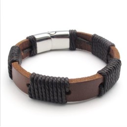 Bracelet En Cuir Titane De Qualité Fiable Et Au Design Astucieux Et Aux Belles Couleurs