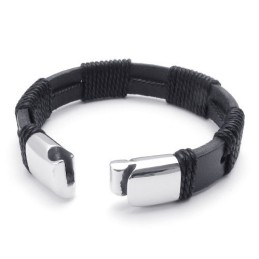 Bracelet En Cuir Titane De Qualité Fiable Et Aux Couleurs Délicates Au Design Astucieux