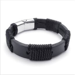 Bracelet En Cuir Titane De Qualité Fiable Et Aux Couleurs Délicates Au Design Astucieux