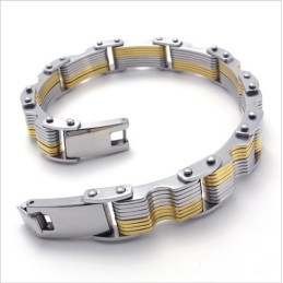 Bracelet En Titane De Qualité Stable Et De Brillance Des Couleurs Finement Travaillées