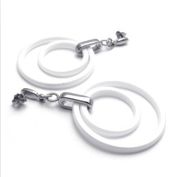 Boucles D'Oreilles En Titane De Qualité Stable Et D'Une Blancheur Pure, De Dernière Technologie