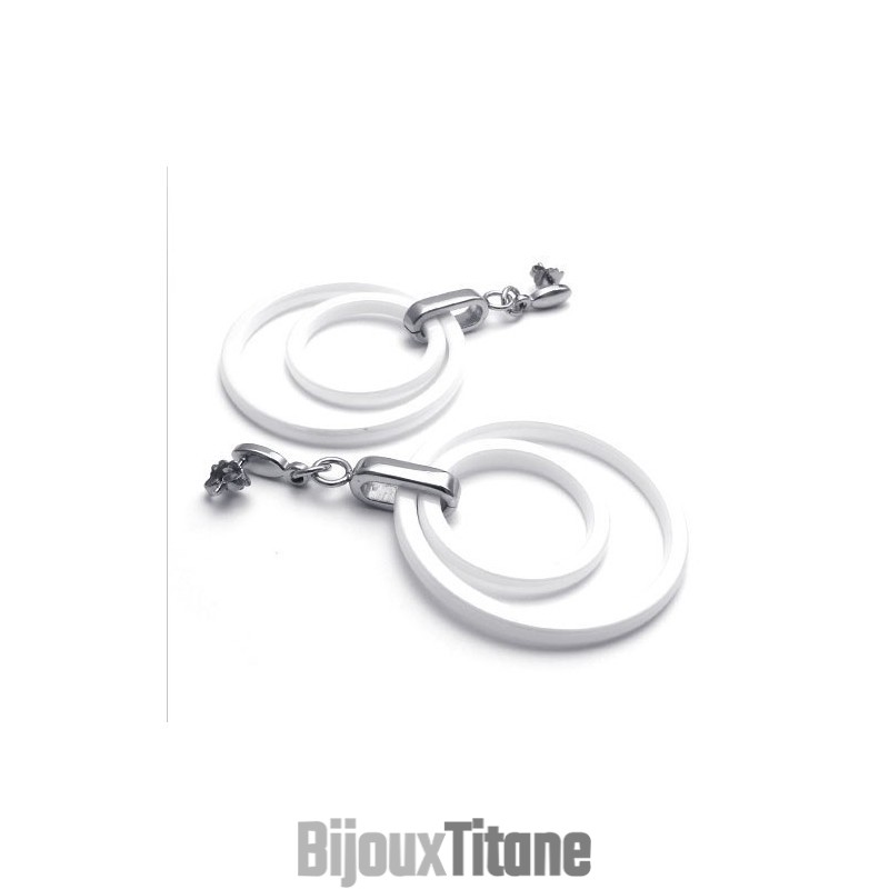 Boucles D'Oreilles En Titane De Qualité Stable Et D'Une Blancheur Pure, De Dernière Technologie Boucles D'Oreilles En Titane De Qualité Stable Et D'Une Blancheur Pure, De Dernière Technologie