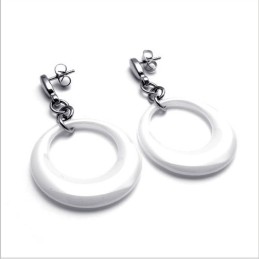 Boucles D'Oreilles En Titane De Forme Élégante, Couleurs Délicates Et Qualité Stable