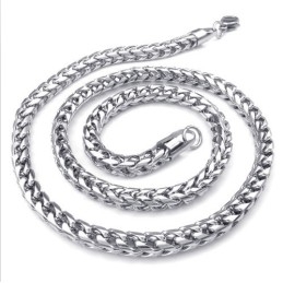 Collier En Titane D'Excellente Qualité, Couleur Brillante Et Finement Traitée
