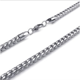 Collier En Titane D'Excellente Qualité, Couleur Brillante Et Finement Traitée
